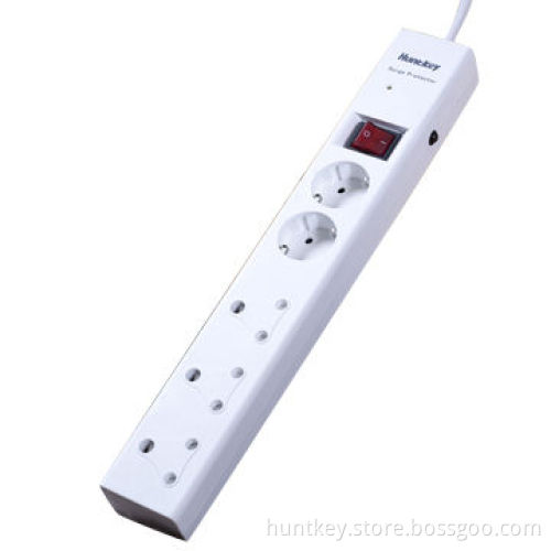 South African Standard Power Strip with 2 Outlets German Sockets and 3 Outlets South African Sockets